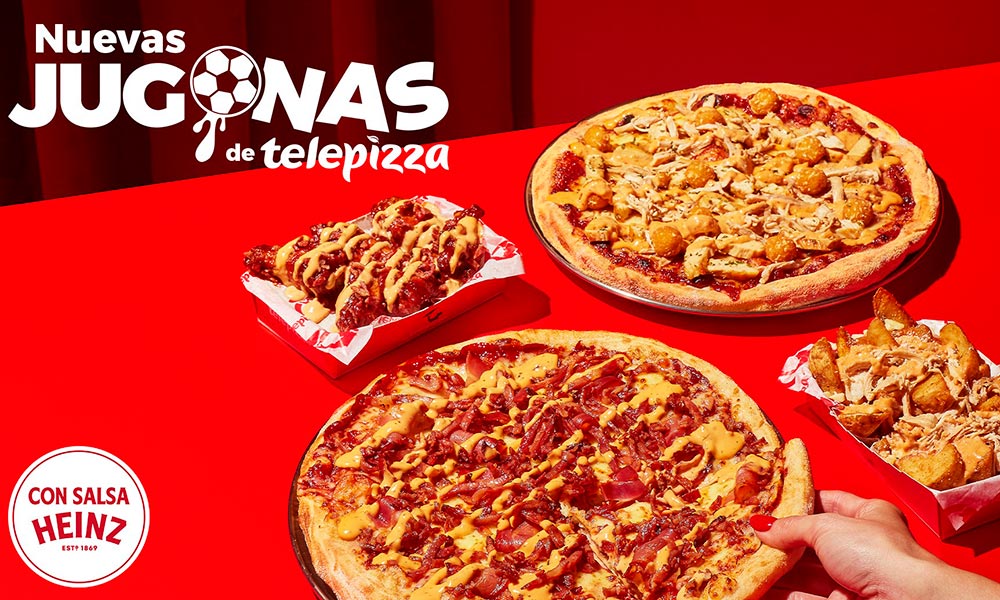 La franquicia Telepizza junto a Heinz presenta una nueva gama de productos para ofrecer experiencias únicas a los consumidores este verano.