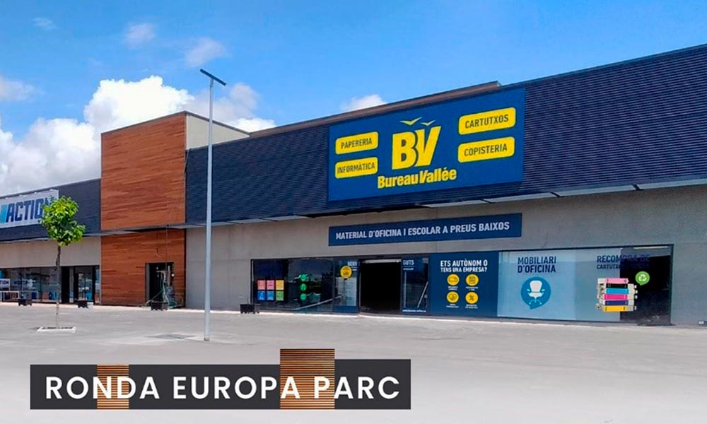 Bureau Vallée inaugura un nuevo polo comercial sostenible en la ronda Europa, 54 de Vilanova i la Geltrú, en Barcelona.